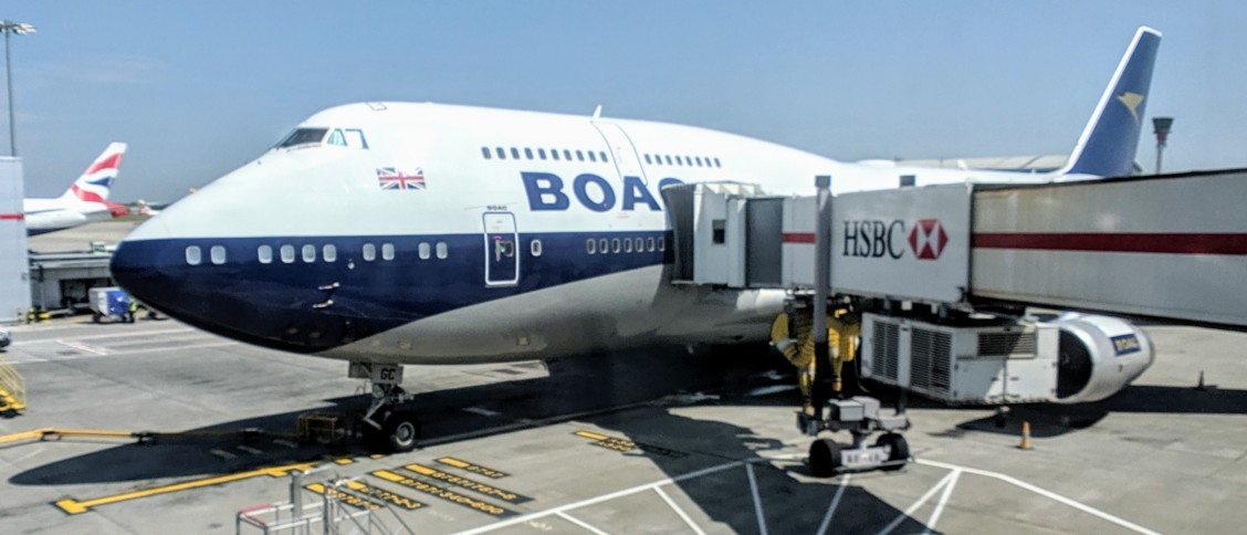 Boeing 747-400 BOAC Livery