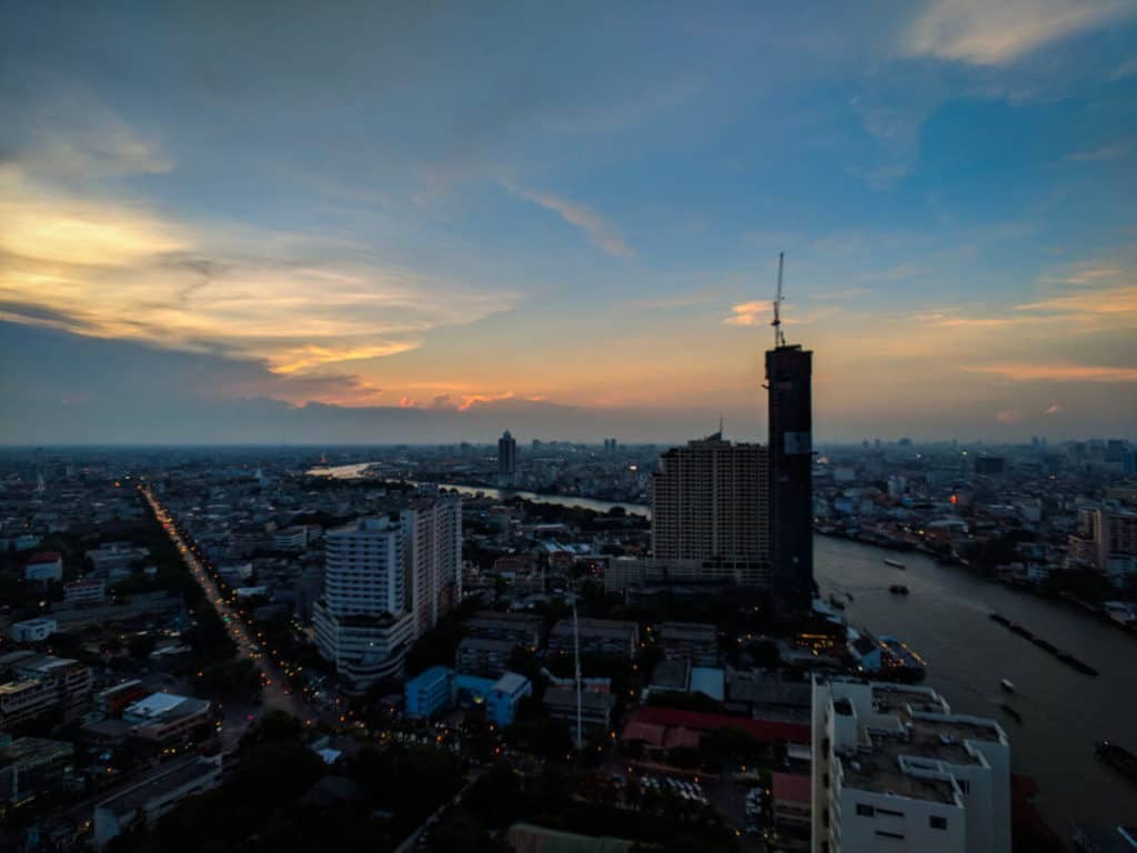 Millennium Hilton Rooftop Bar views