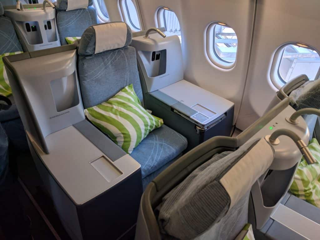 Throne seat 4A - Finnair A330 business class