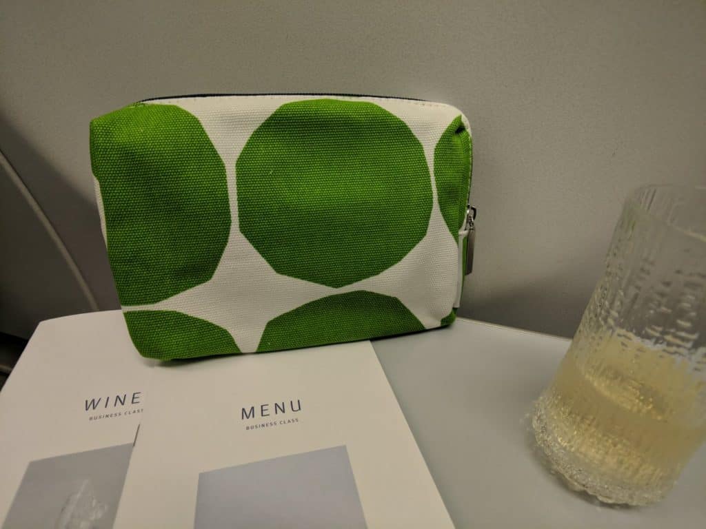 Finnair A330 Business Class Amenity Kit