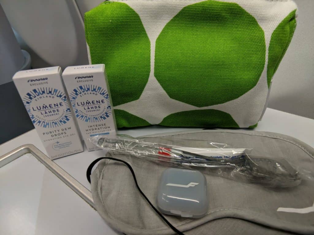 Finnair A330 Business Class Amenity Kit