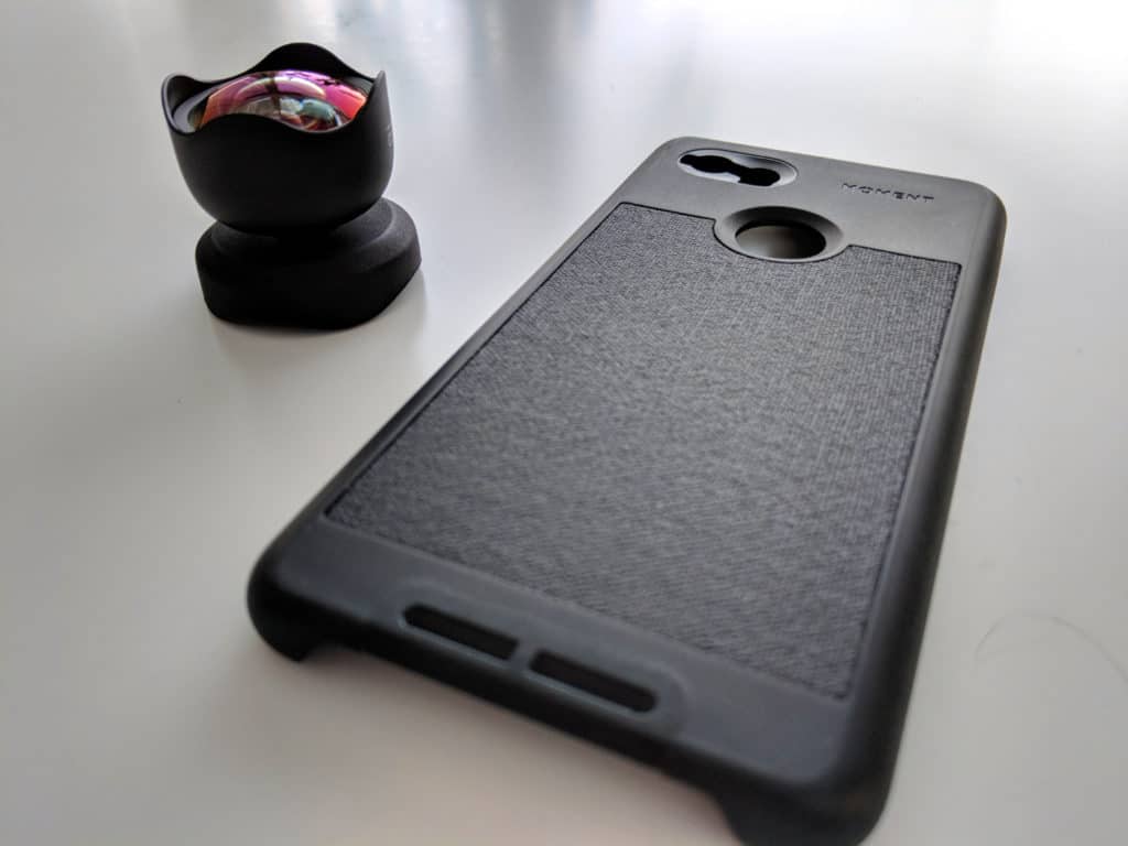 Moment smartphone cover and 18mm Wide Lens