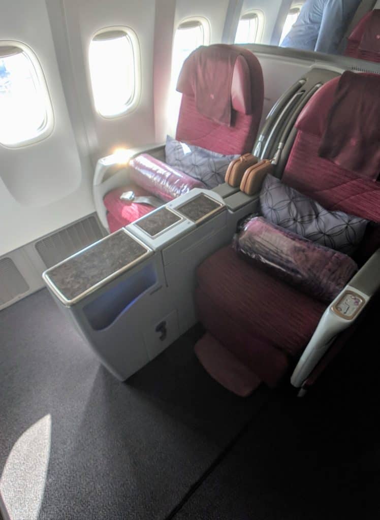 2019 Qatar Airways 777 Business Class Review 009