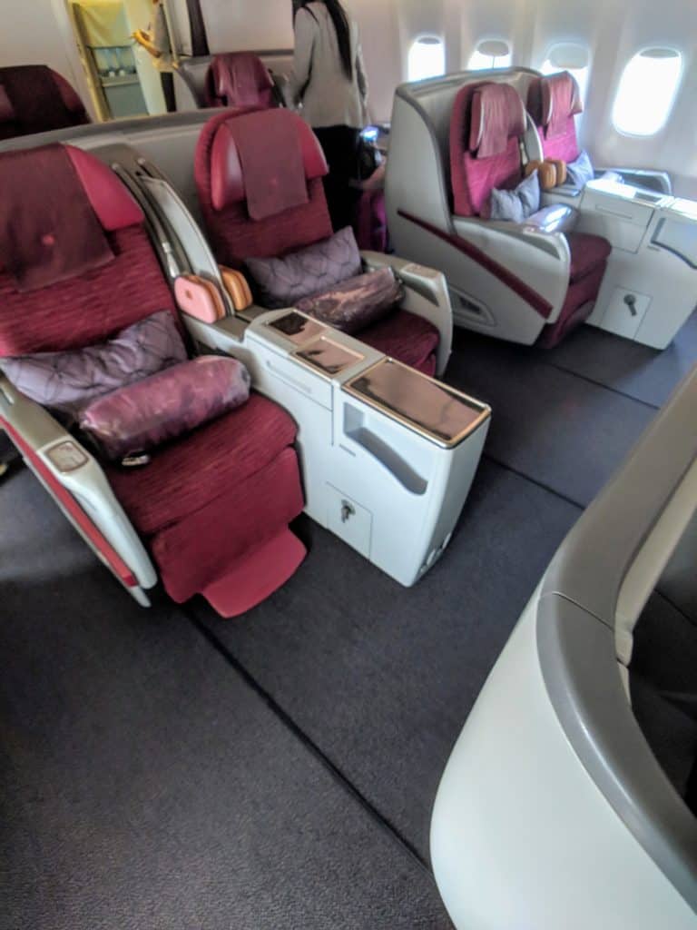 2019 Qatar Airways 777 Business Class Review 015