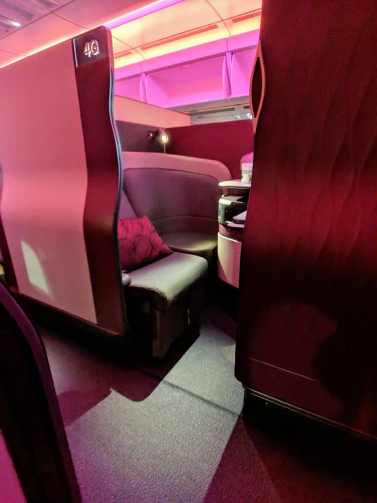 Qatar Airways Qsuites Review A350 027