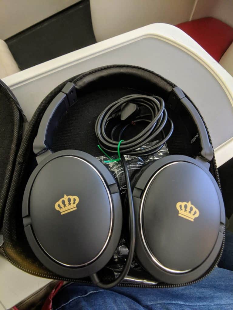 Royal Jordanian 787 Business Class Headphones