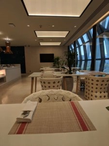 Qatar Airways Business Class Lounge in Bangkok