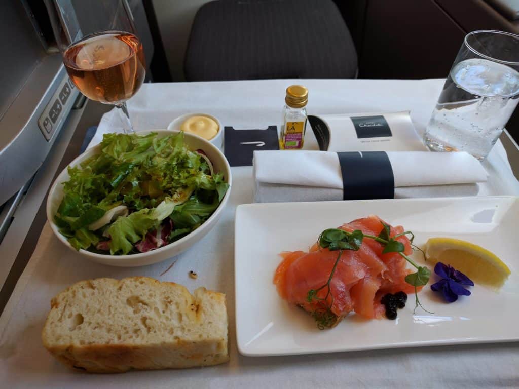 Ba A380 Dinner1