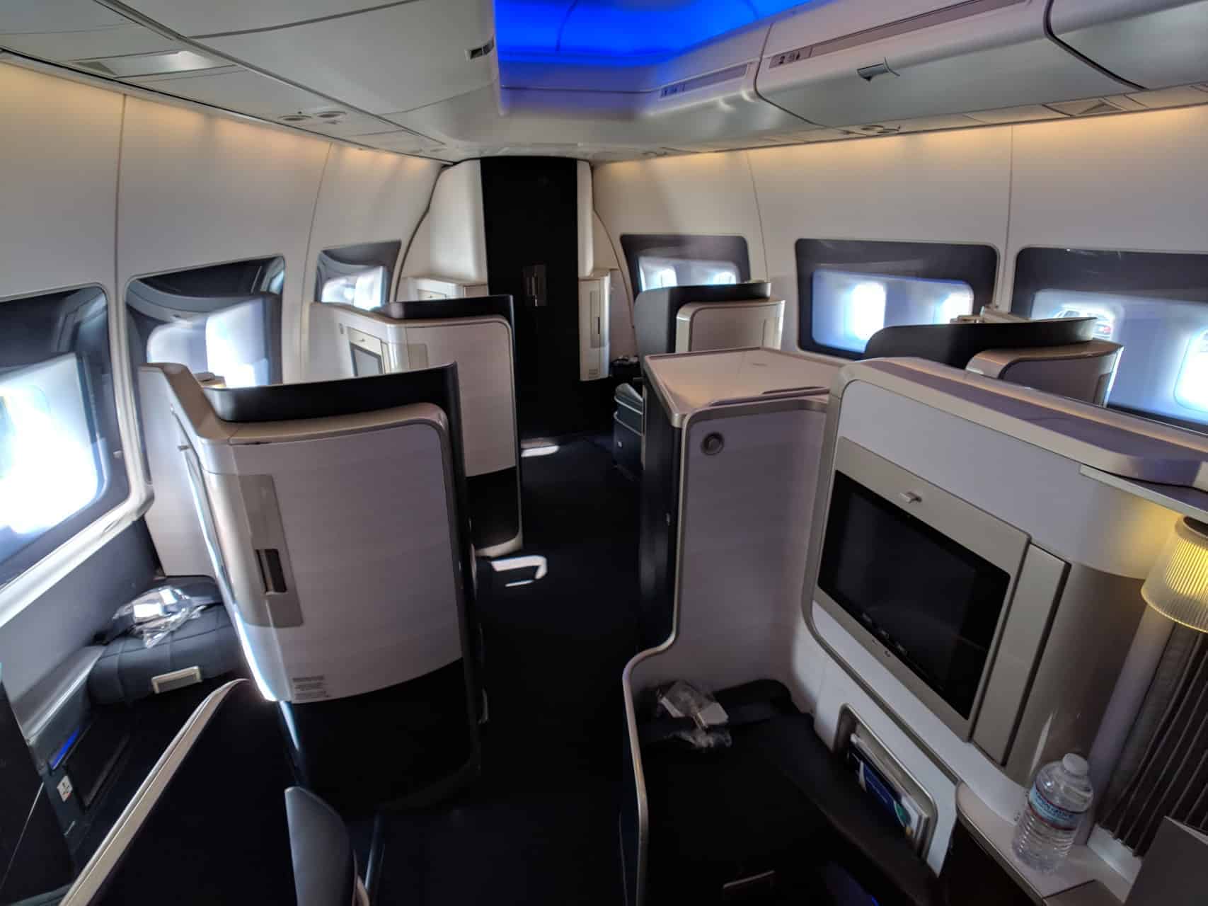Review British Airways (747400) First Class from London to Las Vegas