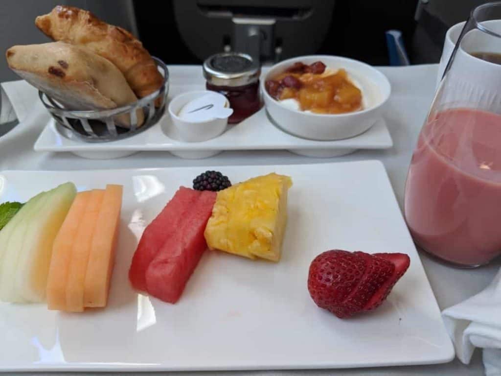 British Airways 787 Lax Lhr011 Breakfast1